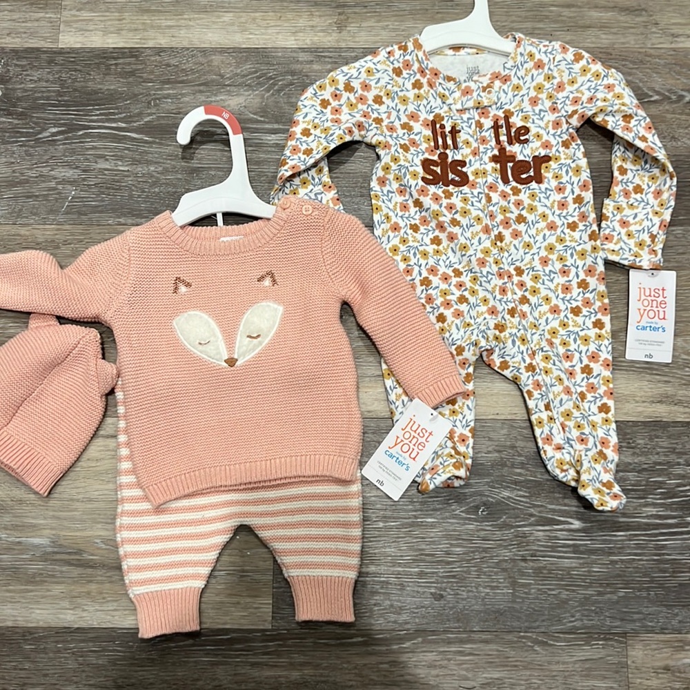 Newborn baby girl outfits size newborn new